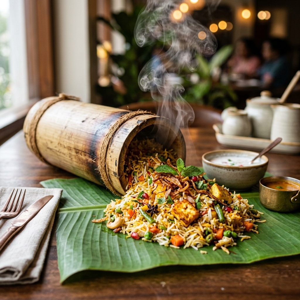 Bamboo Dum Biryani